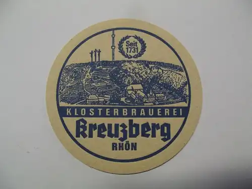 Bierdeckel Brauerei Klosterbrauerei Kreuzberg Rhön