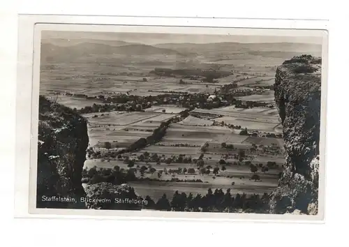 AK Bayern ;  Staffelstein Blick vom Staffelberg Kreis Lichtenfels Oberfranken