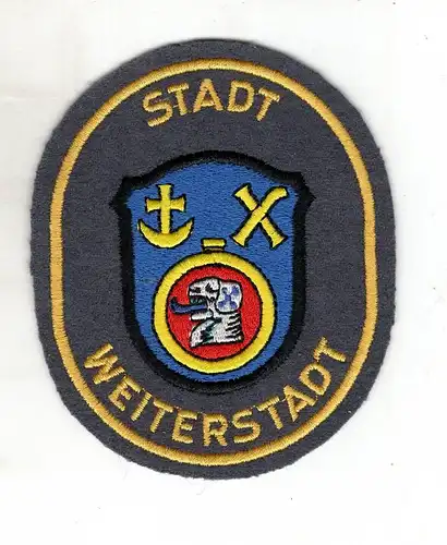 Uniform Stoff Aufnäher Patch Stadt Weiterstadt  wohl Feuerwehr