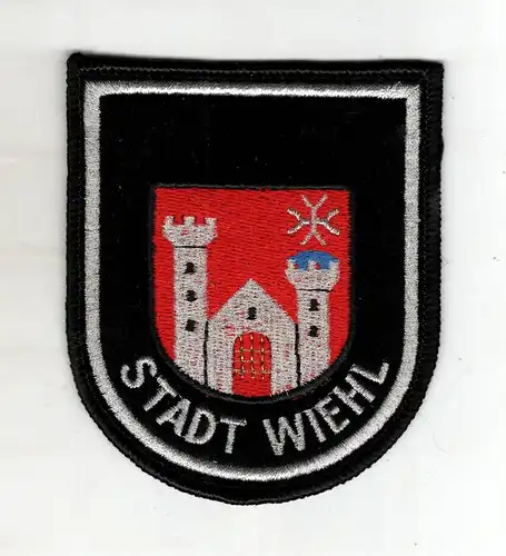 Behörden Uniform Aufnäher Patches Stadt Wiehl wohl Feuerwehr