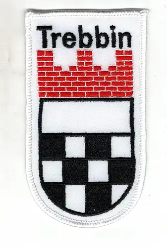 Aufnäher Patch Wappen Trebbin  Landkreis Teltow-Fläming Brandenburg