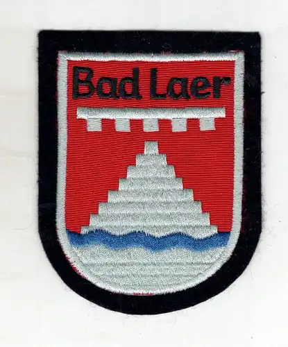 Aufnäher Patch Bad Laer ist eine Gemeinde niedersächsischen Kreis Osnabrück.
