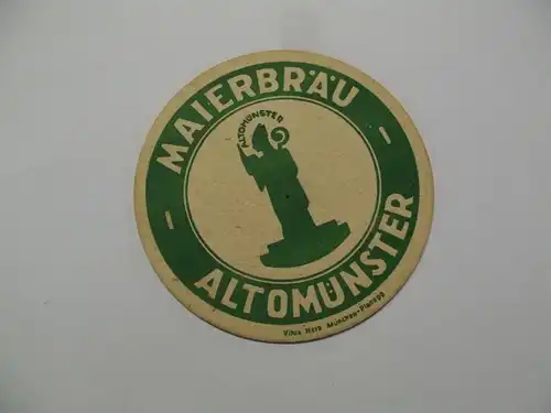 Bierdeckel Brauerei Maierbräu Altomünster Bayern