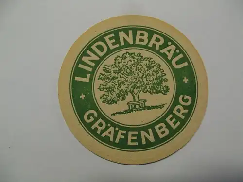 Bierdeckel Brauerei Lindenbräu Gräfenberg Franken
