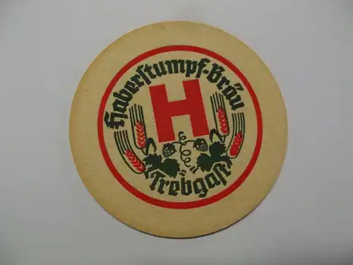 Bierdeckel Brauerei Haberstumpf Bräu Trebgast bei Kulmbach