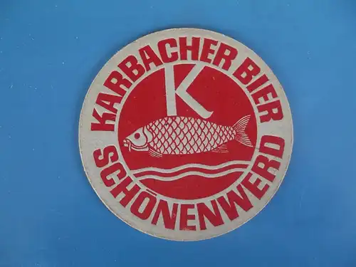 Bierdeckel Brauerei Karbacher Bier Schönenwerd