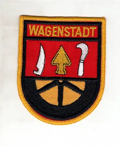 Aufnäher Patch Wappen Wagenstadt Ortsteil von Herbolzheim