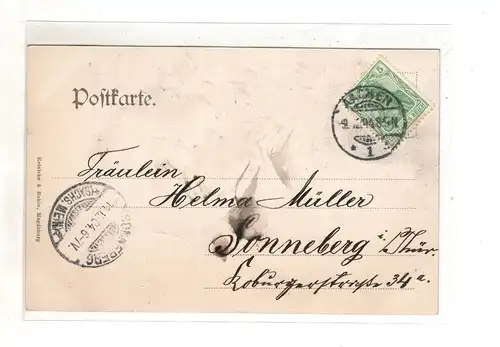 AK Nordrhein Westfahlen ; Aachen Friedrich Wilhelm-Platz - Strassenbahn - 1904