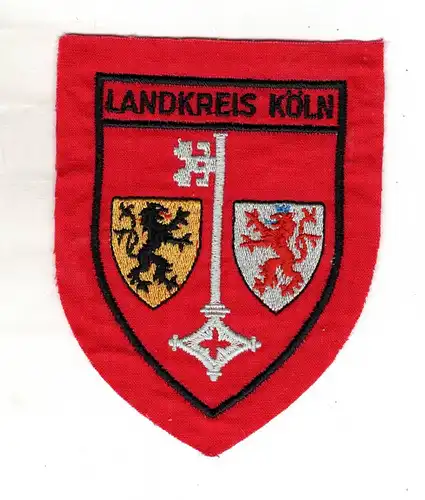 Uniform Stoff Aufnäher Patch Landkreis Köln wohl Feuerwehr ?