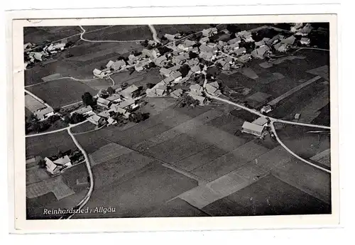 AK Reinhardsried b. Unterthingau Foto seltenes Luftbild Allgäu