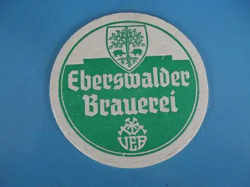 Bierdeckel DDR Brauerei Eberswalde VEB