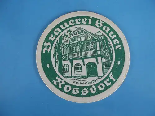 Bierdeckel Brauerei Sauer Rossdorf Felsenkeller