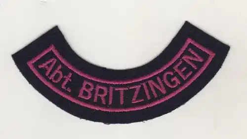 Uniform Aufnäher Patches Feuerwehr Abteilung Britzingen Stadt Müllheim BW