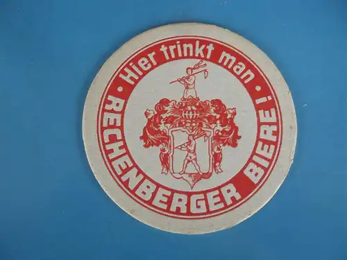 Bierdeckel Brauerei Rechenberger Bier