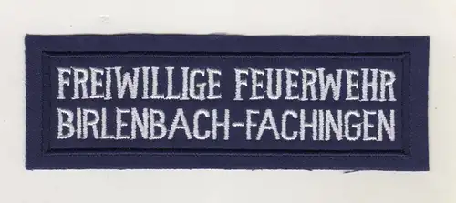 Aufnäher Uniform Patches Freiwillige Feuerwehr Birlenbach Fachingen