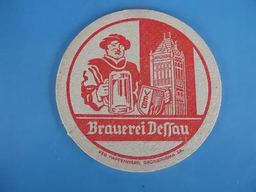 Bierdeckel Brauerei Dessau VEB DDR
