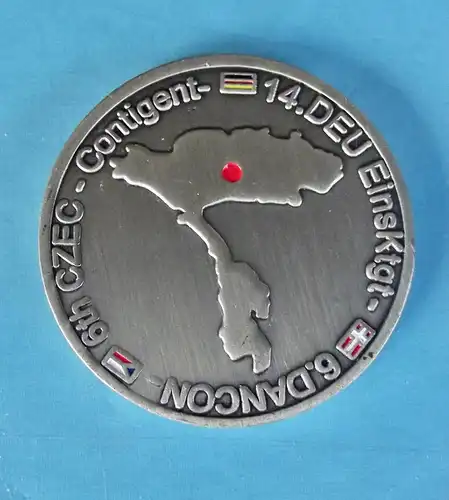 Afghanistan Coin, Original Einsatz Münze One Team one Mission 2007