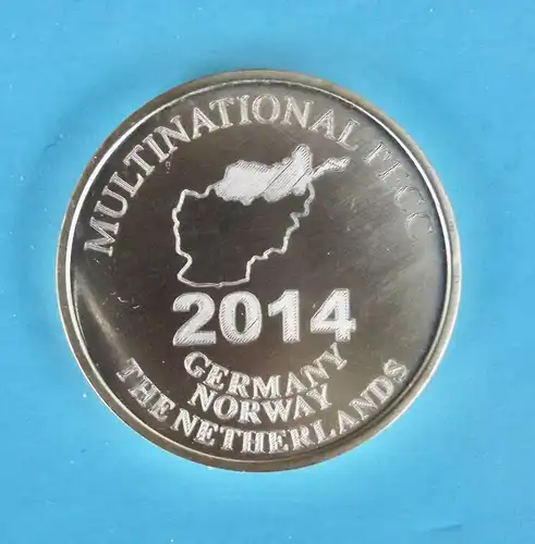 Afghanistan Coin, Original Einsatz Coin Germany Netherlands PECC Mazar-e Sharif