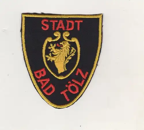 Wappen Bad Tölz Aufnäher Patch Bayern Ordnungsamt
