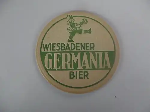 Bierdeckel - Brauerei Germania Wiesbaden