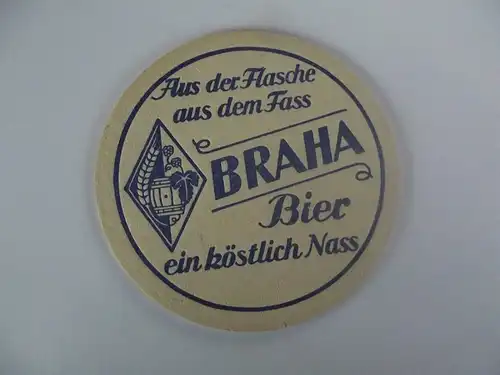 Bierdeckel - Brauerei Braha Hartmannsdorf