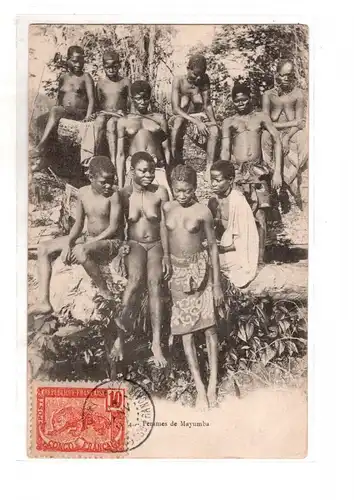 AK Afrika Congo Femmes de Mayumba Nude