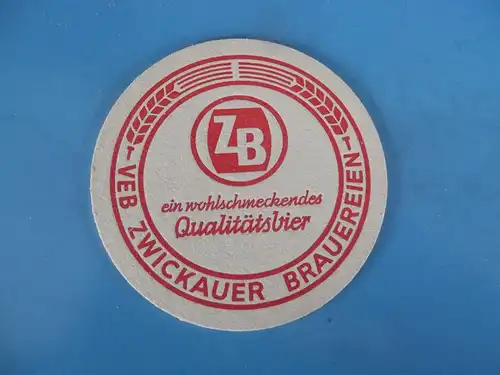 Bierdeckel Brauerei Zwickau VEB