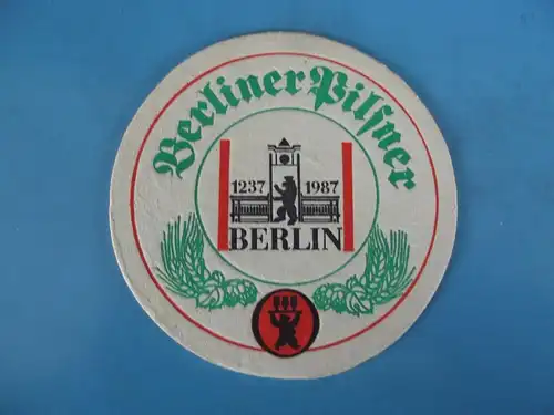 Bierdeckel Brauerei Berlin Berliner Pilsner 1237 - 1987
