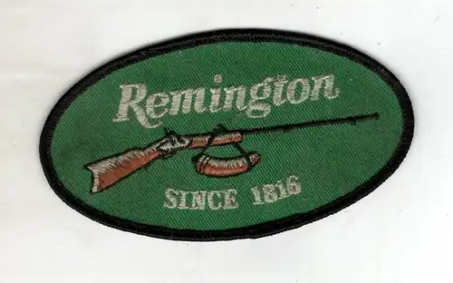 Aufnäher Reklame Remington Since 1816  Gewehr Gun