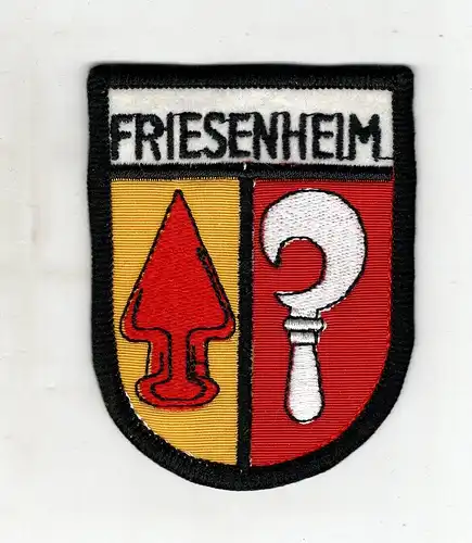 Aufnäher Patch Wappen Friesenheim im Ortenaukreis in Baden-Württemberg