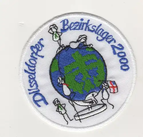 Pfadfinder Düsseldorfer Bezirkslager 2000 in Düsseldorf Aufnäher Patch