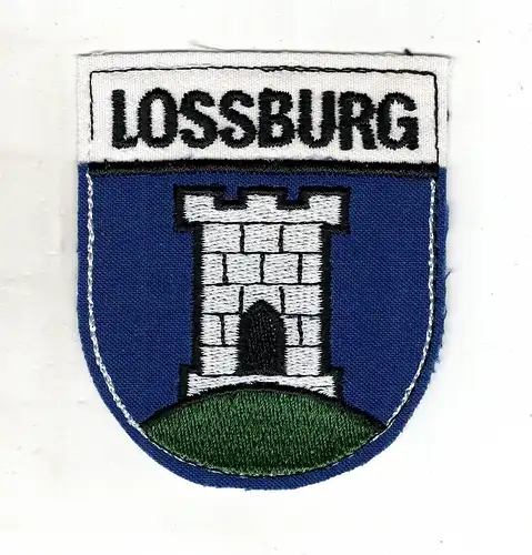 Aufnäher Patch Wappen Lossburg Kreis Freudenstadt in Baden-Württemberg