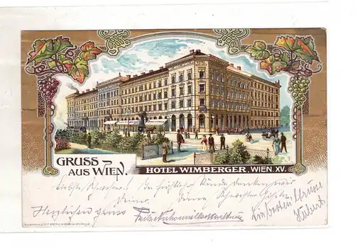 AK Österreich ; Wien Hotel Wimberger