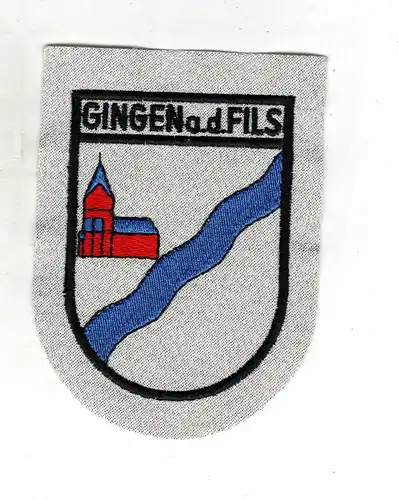 Aufnäher Patch Wappen Gingen an der Fils Landkreis Göppingen