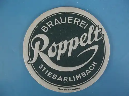 Bierdeckel Brauerei Roppelt aus Stiebarlimbach / Franken