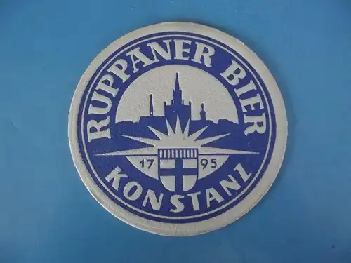 Bierdeckel Brauerei Konstanz Ruppaner Bräu