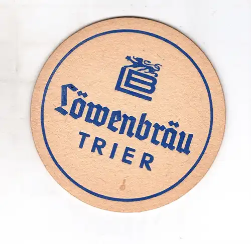 Bierdeckel Brauerei Löwenbräu Trier