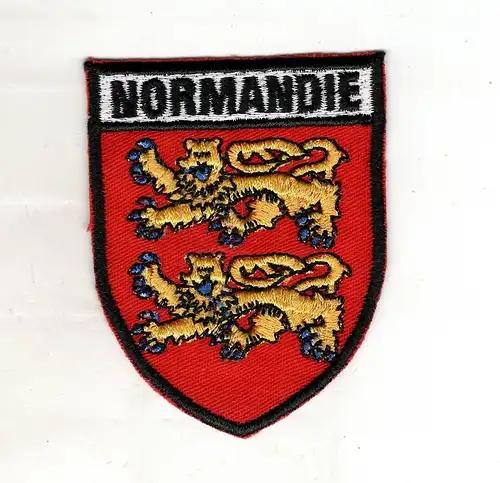 Aufnäher Patch Wappen Normandie Frankreich