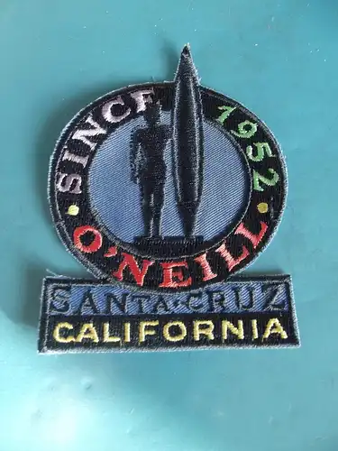 Aufnäher Patch O’Neill, 	Santa Cruz Surfen Sport Bekleidung USA 1952
