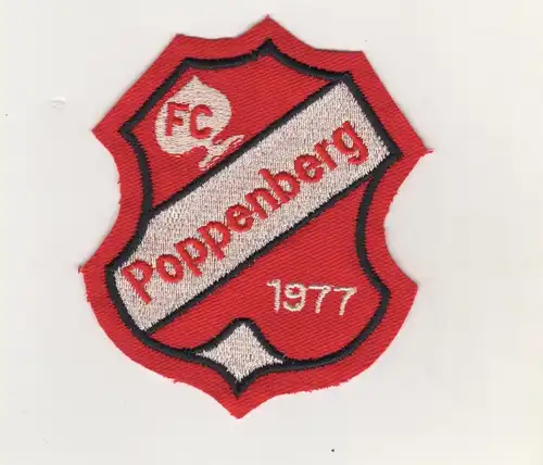 Aufnäher Patches FC Poppenberg 1977 Fussball Verein Schöllnach Niederbayern