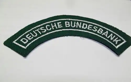Uniform Behörden Aufnäher Patch Deutsche Bundesbank alte Art