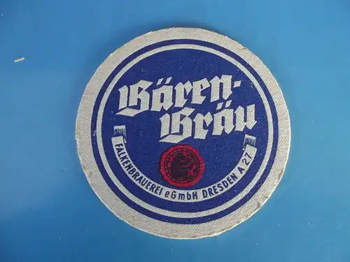 Bierdeckel Brauerei Falkenbrauerei Dresden Bären Bräu / 2