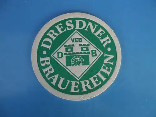 Bierdeckel Brauerei Dresdener Brauereien VEB