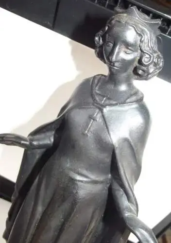 Heilige Barbara Heinrich Moshage Buderus Gusseisen große Statue 28 cm / 2705 Gr.