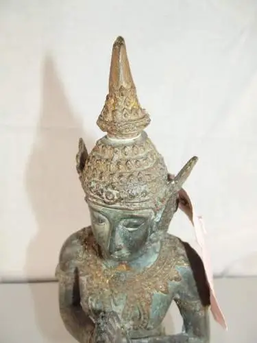 Tempelwächter Thailand Teppanom Bronze Figur Schutz Skulptur 29 cm / 2618 Gramm