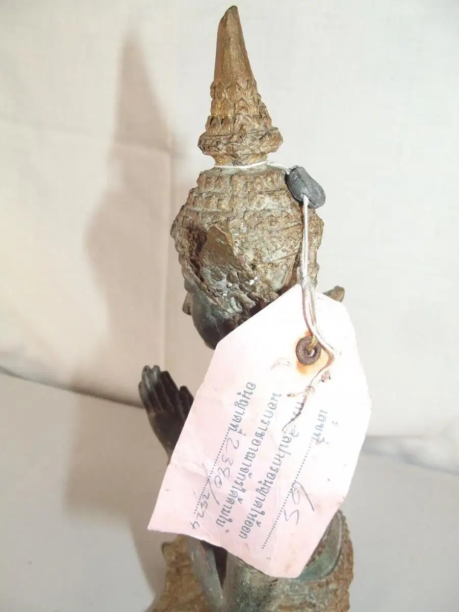 Tempelwächter Thailand Teppanom Bronze Figur Schutz Skulptur 29 cm / 2618 Gramm 5