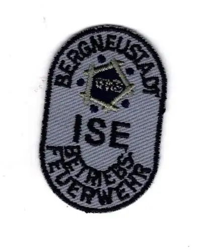 Uniform Aufnäher Patches Betriebs Feuerwehr ISE  Bergneustadt