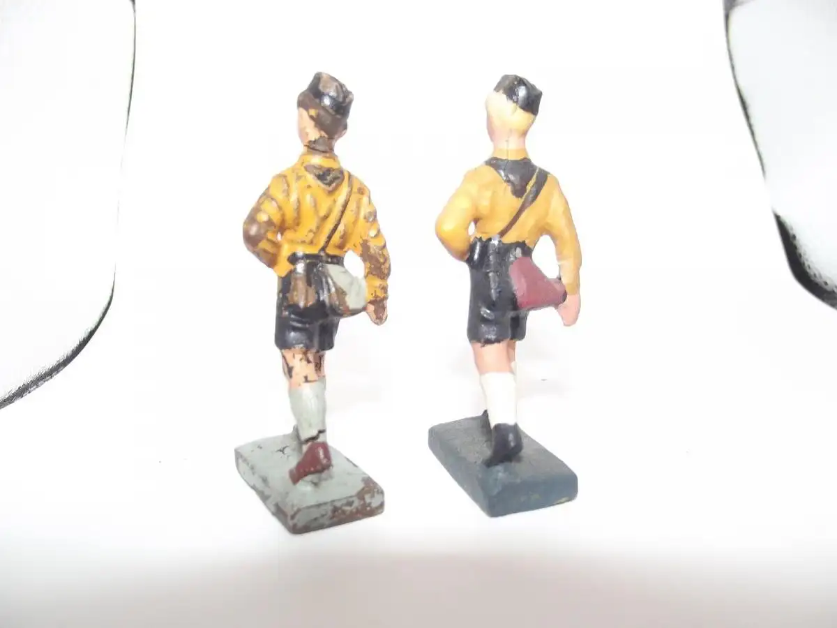 Lineol - Pfadfinder, Jugend, Militär II.WK / 2 Figuren
