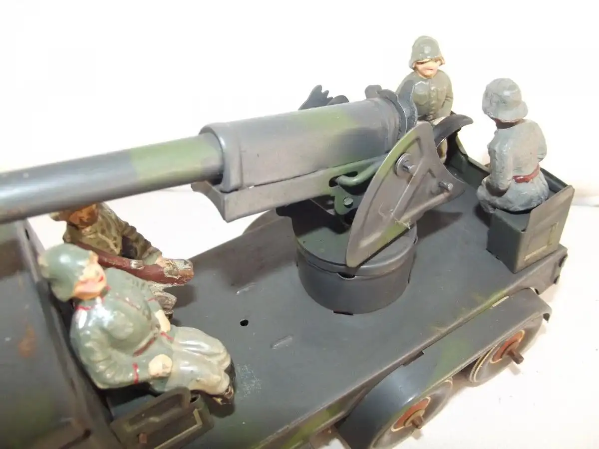 Tipp&Co Tippco Flakwagen - Flak Blechspielzeug passend Lineol 1