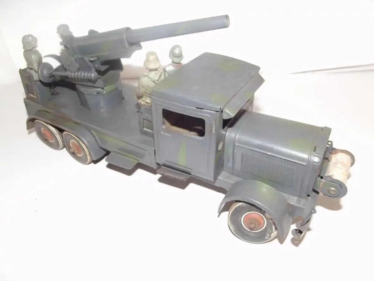 Tipp&Co Tippco Flakwagen - Flak Blechspielzeug passend Lineol 3
